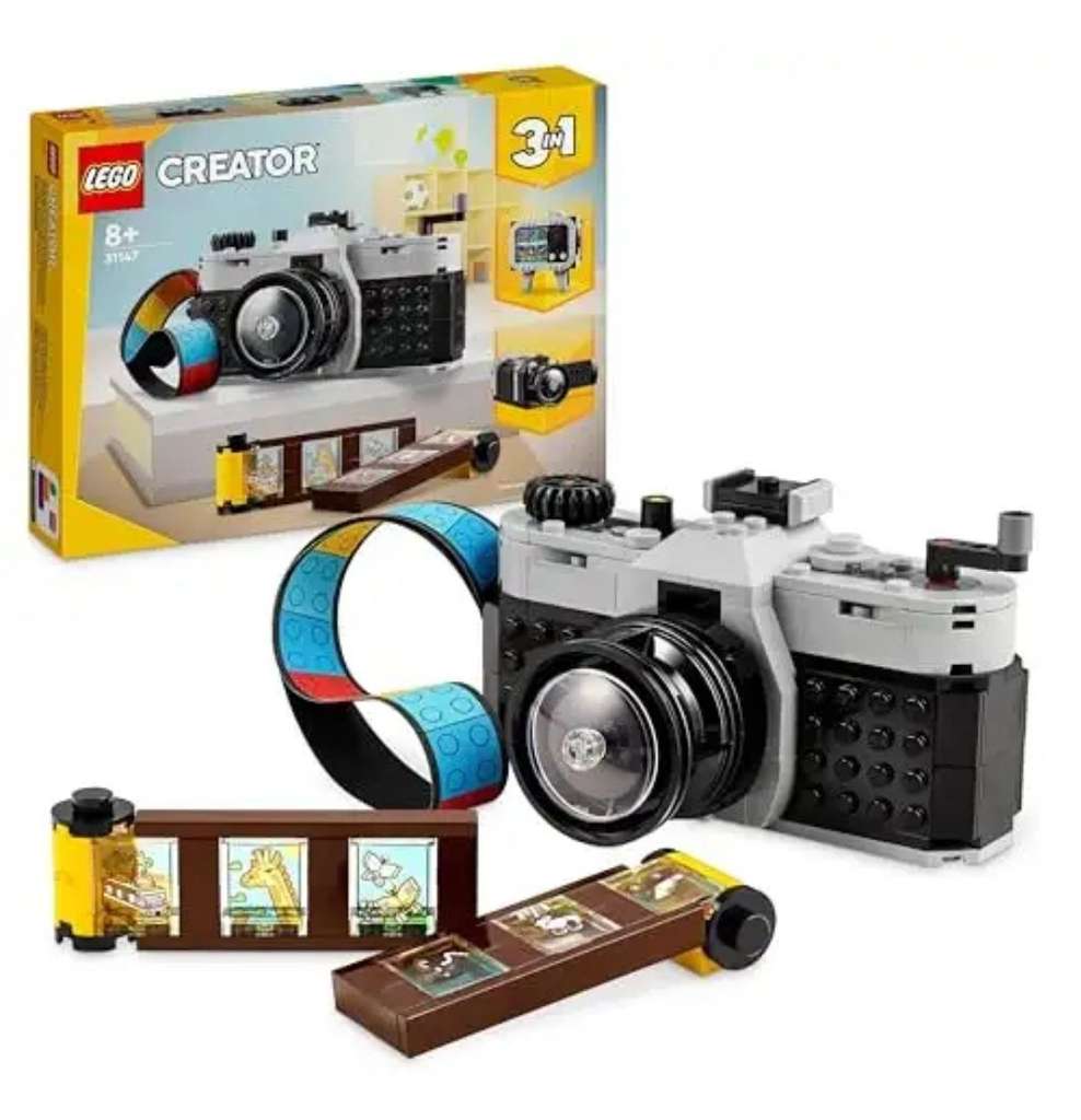 2 for £20 LEGO, including Creator 3in1 Retro Camera 31147, Technic Jam Monster Set 42150, Star Wars 501st Clone Troopers 75345 - free c&c